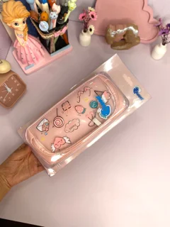 جامدادی پارچه ای  Sweet صورتی کم رنگ